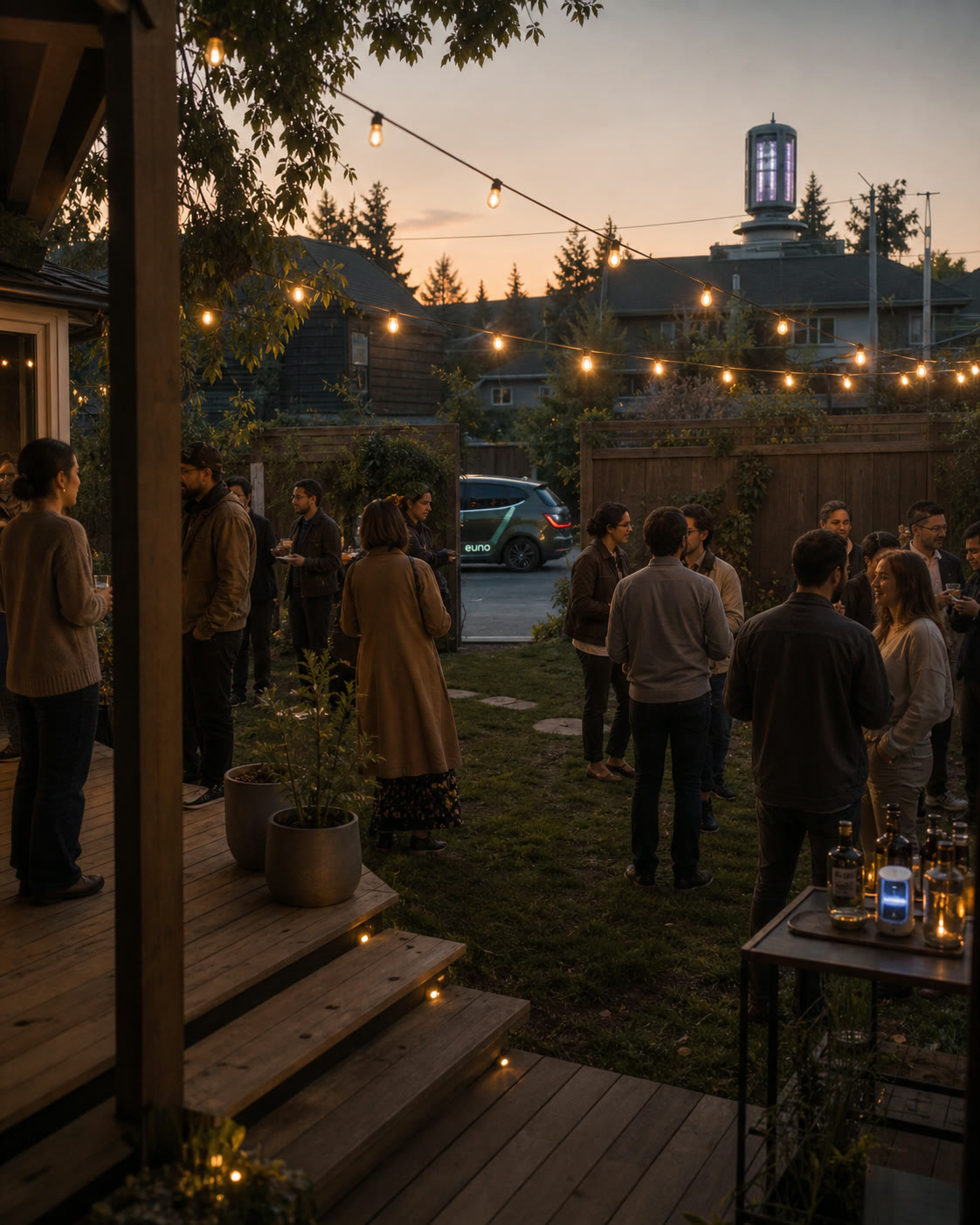 Reference — The backyard going-away party