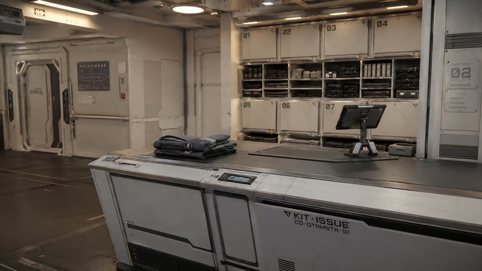 Reference — Cadet-deck intake counter