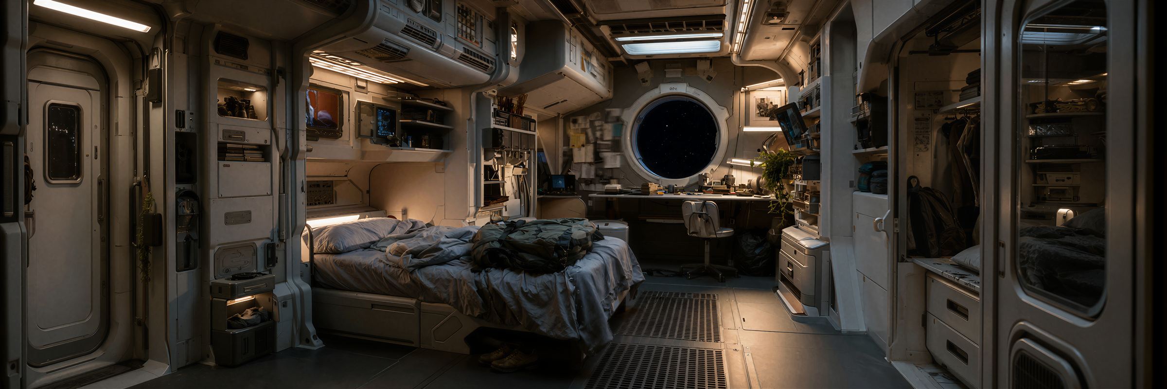 Olivia's quarters aboard the SS Pathfinder