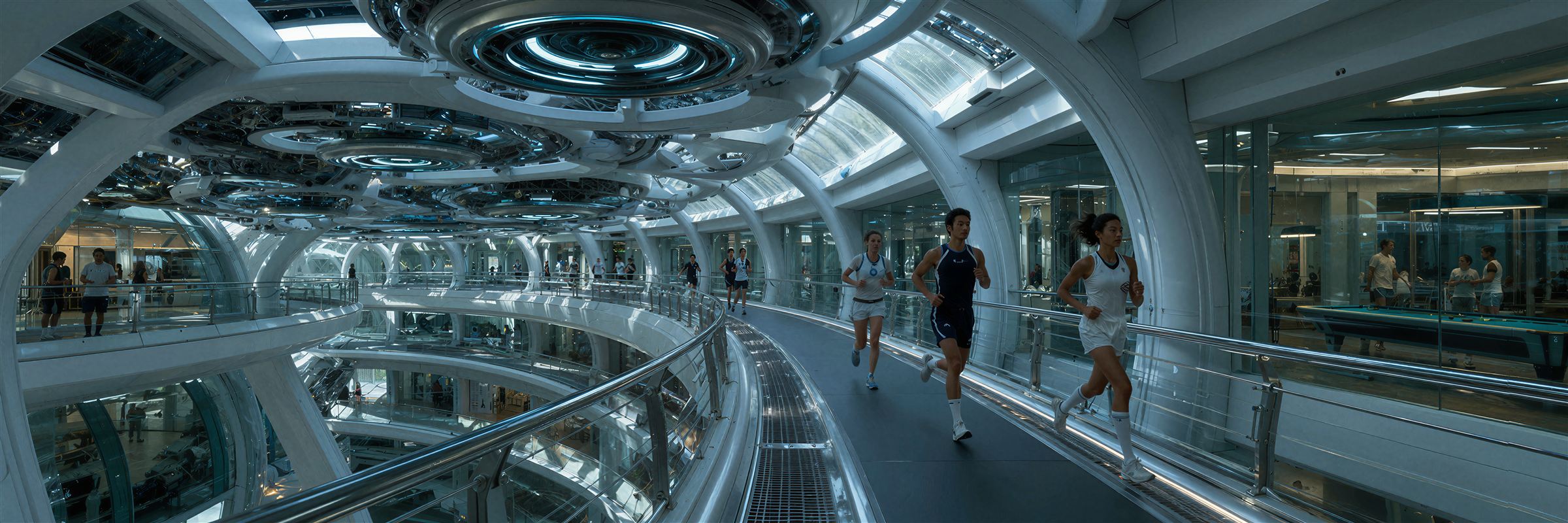 The outer-ring running track